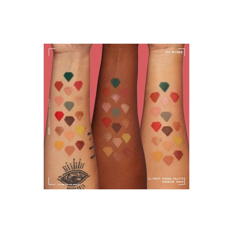NYX Professional Makeup Ultimate Shadow Palette, Tono Paradise Shock 16