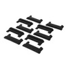 Mytee Products (10 Pack) E-Track Rail End Caps for Horizontal