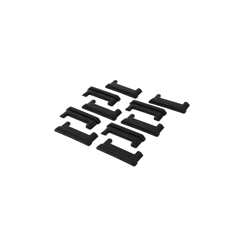 Mytee Products (10 Pack) E-Track Rail End Caps for Horizontal