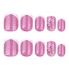 24Pcs French Press on Nails Short Square LINMEIZAI Fake Nails