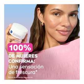 NIVEA Agua de Rosas Gel Crema Hidratante (50 ml) - Con Ácido Hialurónico para una Piel Radiante y Fresca - Ideal para Todo Tipo de Piel               