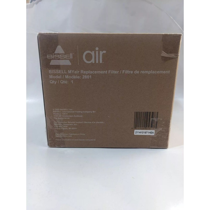 BISSELL GENUINE Bissell MYair Air Replacement Filter Purifier Model 2801