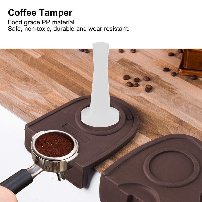 Coffee Tamper Powder Flat Press Hammer Dosing Funnel Home Coffee