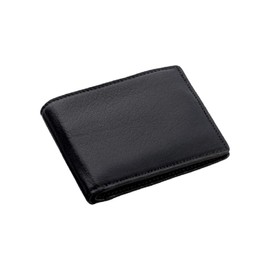 [SPAD] Breirio YAK Leather Net Bill Holder, 124-17, Black x Navy | Wallet/Business Card Holder, Bifold Wallet, black/navy