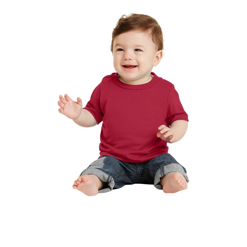 Precious Cargo Infant 5.4-oz 100% Indispensable Cotton T-Shirt, Aquatic Blue,