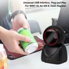 Desktop Barcode Scanner USB Interface Barcode Reader Omnidirectional Automatic Sensing