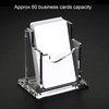 PATIKIL Business Card Holder, Acrylic Vertical 1 Slot Desktop Name