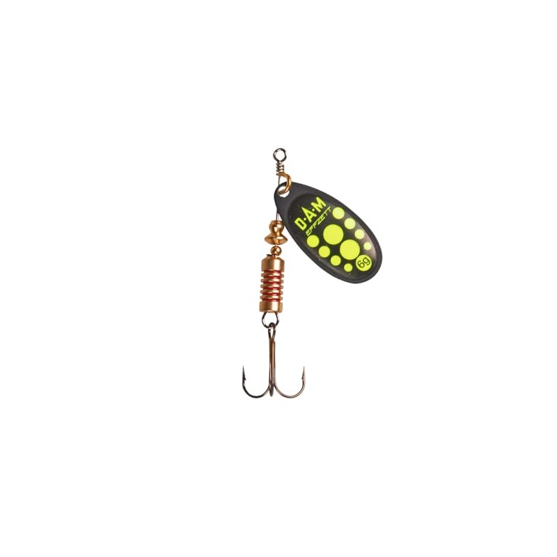 Dam FZ Spinner Standard Size 1 3G Black Yellow 5131001/Bass