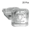 sourcing map 20pcs Aluminum Foil Pie Pans 8.07" Square Disposable