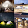 Aqonsie Solar Shed Light Indoor Outdoor, 180LED Dual Head Solar