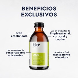 Hebbe - Conservador DMDM, Protección Antimicrobiana para Cosméticos, 250 g