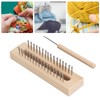 Wooden Knitting Loom with Loom Hook Wooden Knitting Loom Set