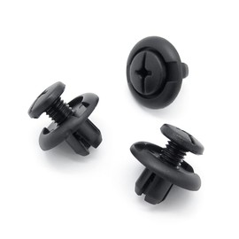 VVO Fasteners- Black Plastic Front Wheel Arch Lining & Mudguard Clips for Honda Accord, (Pack of 10)