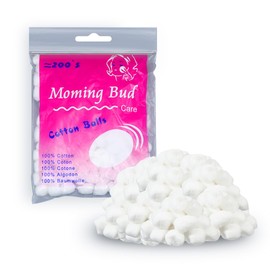 200 Count Cotton Balls (1 Pack) - Premium Soft and Absorbent Cotton for Makeup Remover, Nail Polish, Beauty, and Crafts