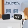 LATEC Alarm Clock, Digital Alarm Clock Bedside with LED Display,