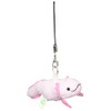 Aholotre Mascot Strap, Pink, 3.1 inches (8 cm)