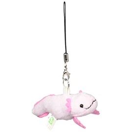Aholotre Mascot Strap, Pink, 3.1 inches (8 cm)