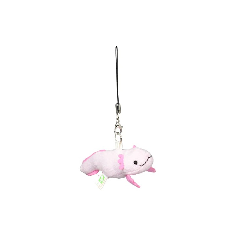 Aholotre Mascot Strap, Pink, 3.1 inches (8 cm)