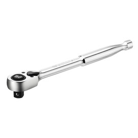 WORKPRO Ratchet Handle, Ratchet Wrench, Socket Wrench, 0.37 inch (9.5 mm), Thin, 90 Gears, Easy to Change Rotation Direction, Quick Release Button, Compact, Tightening Bolts, Nuts, Screws, Loosening