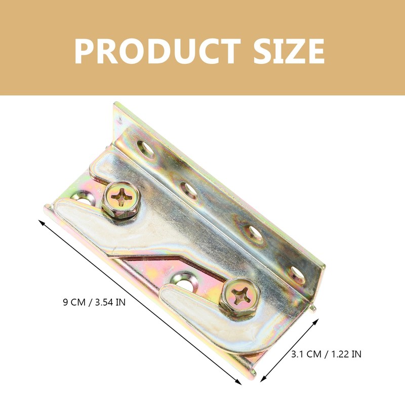 Hemobllo Bed Rails, Bed Rail Brackets, Heavy Duty, Rustproof, Bed