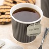 500-CT Disposable Gray 4-OZ Hot Beverage Cups with Ripple Wall