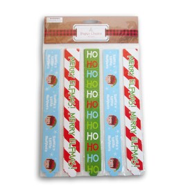 Christmas Paper Chain Craft Kit - 100 Christmas Icon Patterned Strips