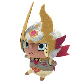 Capcom Monster Hunter Rise Sunbreak Deformed Plush Otomo Aire Melzeneko, Approx. 7.9 inches (200 mm), Polyester