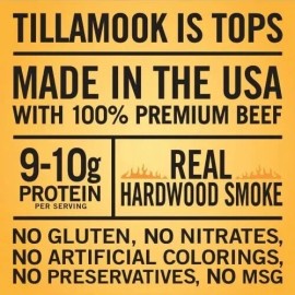 Tillamook Country Smoker Real Hardwood Smoked Sausages, Original Beef, 15.2 Ounc