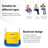 3 in 1 Indoor Swing for Kids, Anti Flip Little