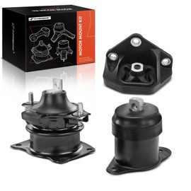 A-Premium Engine Motor and Transmission Mount Kit Compatible with Acura TL 2004 2005 2006 2007 2008 3.2L 3.5L, Automatic Transmission, 3-PC Set, Replace# 50820-SEA-E01, 50820-SDA-A01
