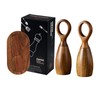 Wooden Salt And Pepper Grinder Set – Refillable Manual Mills