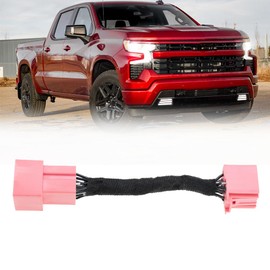 Fog Lights Always On with High Beams Harness for 2022-up Chevy Silverado 1500 2500 3500 Refreshed GMC Sierra 1500 2500 3500 Refreshed All Lights Mod Fog/Low Beam/High Beam On Adapter 6 High Mod