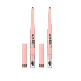 Maybelline Total Temptation Eyebrow Pencil Soft Brown 2 Count Eyebrow Makeup