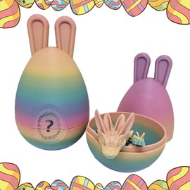 Mystery Dragon Egg | Realistic & Creative Easter Eggs with Toys,3D Printed Dragon in Egg, Kids Egg Hunt Game, Dragon Egg with Dragon Inside for Hunts Games