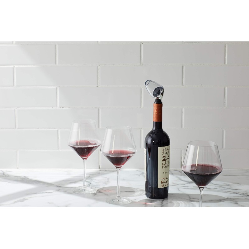 Houdini Aerator & Pourer Wine Aerator, 6 inches, Stainless (W9112)