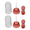 2pcs Oil Container with Silicone Brush Oil Dispenser Bottle for