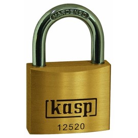 Kasp K12520A2 Premium Brass Padlock-20mm-keyed Alike