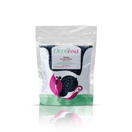 Depilissa Azulen Waxing Beads for Hair Removal, 400 g, Application without Fleece Strips, Suitable for All Skin Types, Face, Armpits, Arms, Legs, Bikini, Intimate Area, Full Body Hair Removal