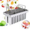 20Pcs Stainless Steel Ice Cream Stick Mold Fast Freezing 112ml