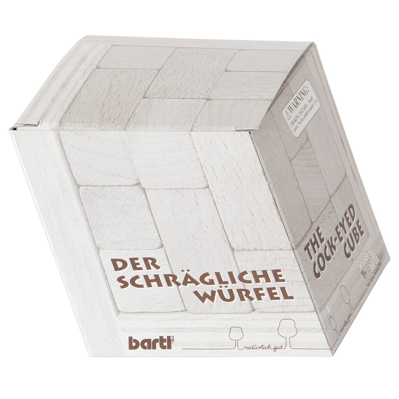 Bartl 103355 Oblique Dice, The Cube of You Confused