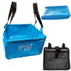 WASH22 Cubic 15L Folding Collapsible Camping Washing Basin Bucket Bag