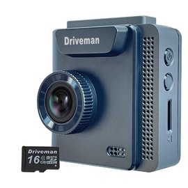 Asahi Research Drive Recorder, Driveman GA-1080, 16 GBSD Included Set, Full High Definition, GPS, G-Sensor, Easy Operation, Single Camera Set, Rear Camera Sold Separately