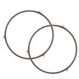 Microwave Turntable Ring 7Inch Microwave Oven Tray Roller Ring Glass Plate Rotating Support Holder Spinner Replacement Parts for Glass Plates 9.65-10.63in Wheels Height: 0.75" / 19mm