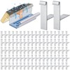 Blulu 50pcs 5 Inches Aluminum Gutter Wedges for 5 Inch