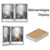 AVEAX Double 13x18 Photo Frame Folding Wooden Picture Frame with