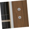 TEHAUX 6pcs Stainless Steel Round Air Vent Covers for Wardrobe