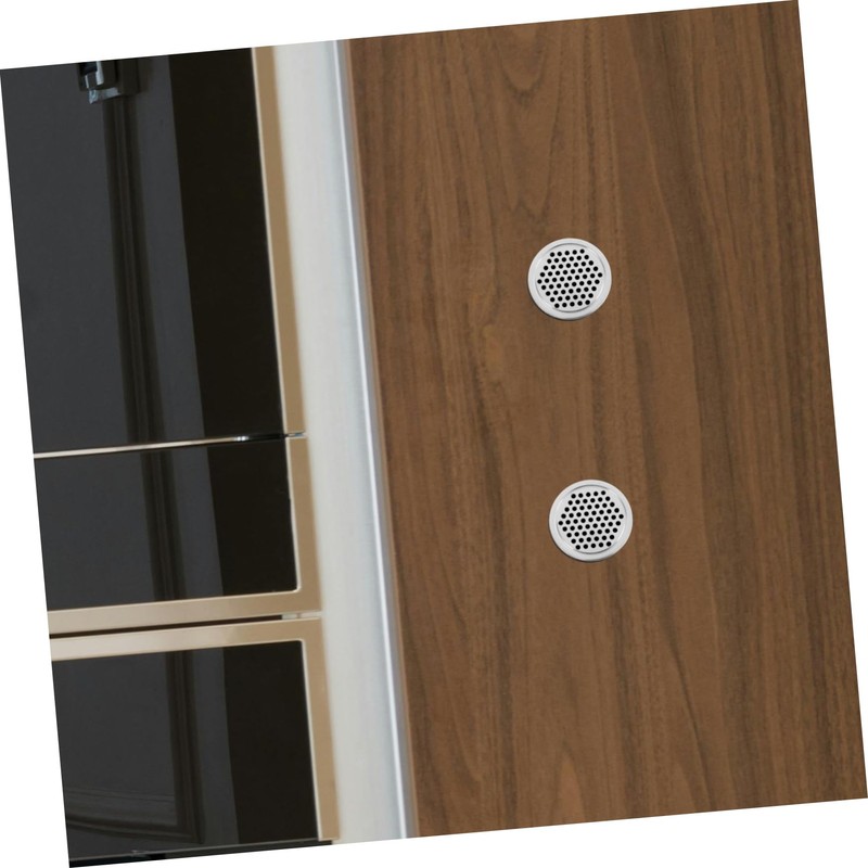 TEHAUX 6pcs Stainless Steel Round Air Vent Covers for Wardrobe