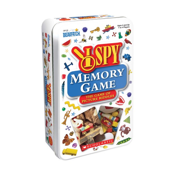 Briarpatch | I SPY Memory Travel Game, Perfect on The Go Take Anywhere Game for Kids in a Collectible Tin, for 2 or More Players Ages 3 and Up