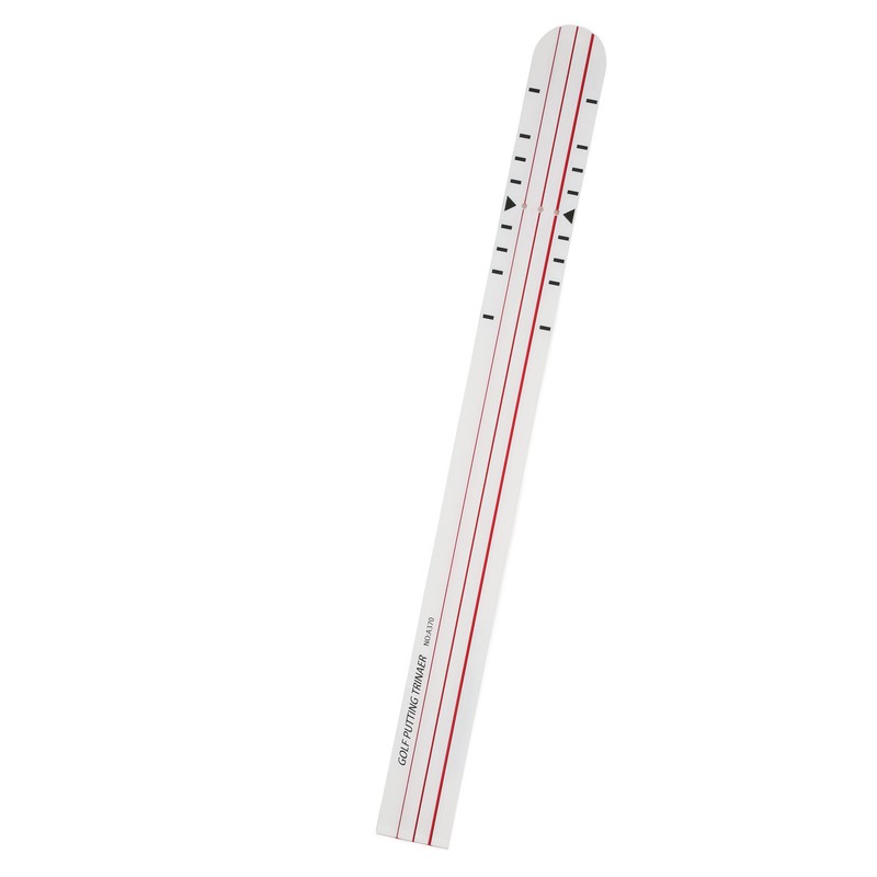 Golf Putting Mat Acrylic Accurate Scale Line Portable Double Sided