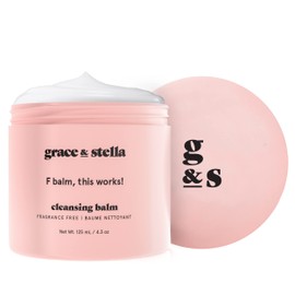 Makeup Melt Cleansing Balm - F-Balm - Vegan - Makeup Cleansing Balm - Makeup Remover Balm (125 ml) By grace and stella